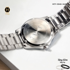 Đồng Hồ Nam Casio Quartz MTP-1384D-1AVDF Dây Sắt Mặt Đen