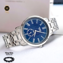 Đồng Hồ Nam Casio Quartz MTP-E150D-2BVDF Dây Sắt Mặt Xanh Dương