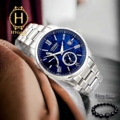 Đồng Hồ Nam Citizen Automatic Mechanical Classical Line Multi Hands NB3001-61M Blue
