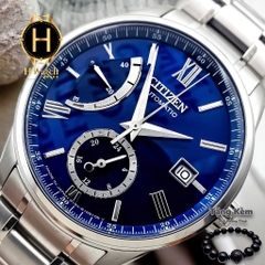 Đồng Hồ Nam Citizen Automatic Mechanical Classical Line Multi Hands NB3001-61M Blue