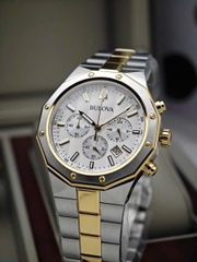 Đồng Hồ Nam Bulova Quartz Prestige Chronograph 98B450