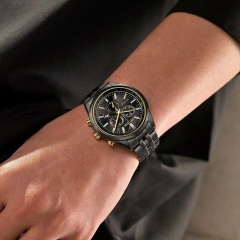 Đồng Hồ Nam Citizen Quartz Eco-Drive Light in Black Limited AT2576-68E