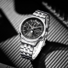 Đồng Hồ Nam Citizen Quartz Eco-Drive Radio Controlled Moon Phase BY1030-50E