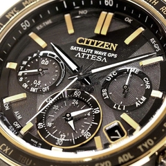 Đồng Hồ Nam Citizen Quartz Eco-Drive Light in black Satellite wave GPS Limited CC4078-51E