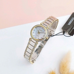 Đồng Hồ Nữ Citizen Quartz Eco-Drive Silhouette Crystal EM0844-58D
