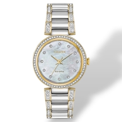 Đồng Hồ Nữ Citizen Quartz Eco-Drive Silhouette Crystal EM0844-58D