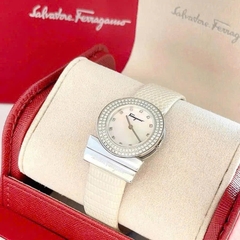 Đồng Hồ Nữ Salvatore Ferragamo Quartz Gancino Diamond  F56SBQ9991I