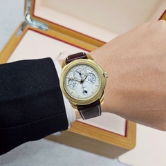 Đồng Hồ Nam Citizen Quartz Eco-Drive Calendrier Moon Phase Gold BU0082-06P