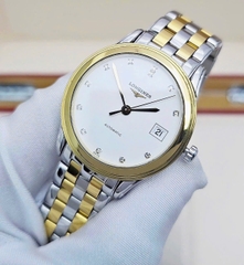 Đồng Hồ Nam Longines Automatic Flagship Demi Gold Diamond L4.774.3.27.7 ( L47743277 )