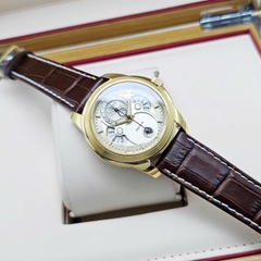 Đồng Hồ Nam Citizen Quartz Eco-Drive Calendrier Moon Phase Gold BU0082-06P