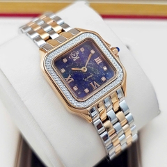 Đồng Hồ Nữ Gv2 By Gevril Quartz Milan Diamond 121141B