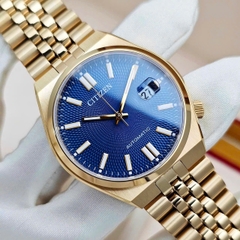 Đồng Hồ Nam Citizen Automatic Tsuyosa 60 Rose Deep Blue NK0023-57L