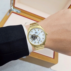 Đồng Hồ Nam Orient Automatic Semi Skeleto Open Heart Small Second Gold RA-AR0007S10B ( RA-AR0007S ) ( RA-AR0007S30B ) ( RN-AR0007S )