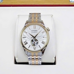 Đồng Hồ Nam Citizen Automatic Mechanical Open Heart Demi Gold NH9136-88A