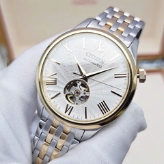 Đồng Hồ Nam Citizen Automatic Mechanical Open Heart Demi Gold NH9136-88A