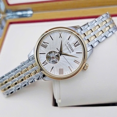 Đồng Hồ Nam Citizen Automatic Mechanical Open Heart Demi Gold NH9136-88A
