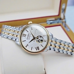 Đồng Hồ Nam Citizen Automatic Mechanical Open Heart Demi Gold NH9136-88A