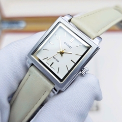 Đồng Hồ Nữ Casio Quartz LTP-E176L-5AVDF Dây Da Nude Mặt Trắng 