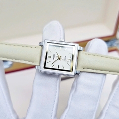Đồng Hồ Nữ Casio Quartz LTP-E176L-5AVDF Dây Da Nude Mặt Trắng 