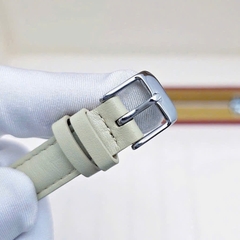 Đồng Hồ Nữ Casio Quartz LTP-E176L-5AVDF Dây Da Nude Mặt Trắng 