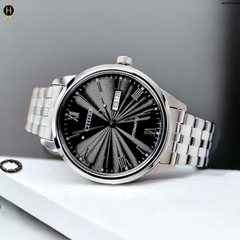 Đồng Hồ Nam Ctizen Automatic Mechanical NH7501-85H Dây Thép Mặt Đen Sapphire