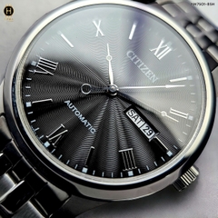 Đồng Hồ Nam Ctizen Automatic Mechanical NH7501-85H Dây Thép Mặt Đen Sapphire