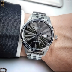 Đồng Hồ Nam Ctizen Automatic Mechanical NH7501-85H Dây Thép Mặt Đen Sapphire