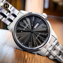 Đồng Hồ Nam Ctizen Automatic Mechanical NH7501-85H Dây Thép Mặt Đen Sapphire