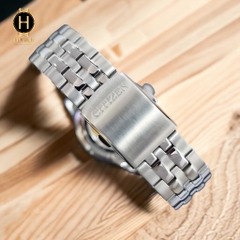 Đồng Hồ Nam Ctizen Automatic Mechanical NH7501-85H Dây Thép Mặt Đen Sapphire