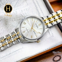 Đồng Hồ Nam Citizen Automatic NH7506-81A Dây Sắt Vỏ Trắng Mặt Trắng Sapphire