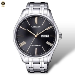 Đồng Hồ Nam Automatic NH8360-80J Dây Sắt Vỏ Trắng Mặt Đen Classic