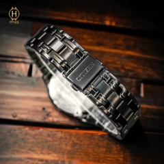 Đồng Hồ Nam Citizen Automatic NH8365-86M  Vỏ Đen Mặt Xanh Cá Tính