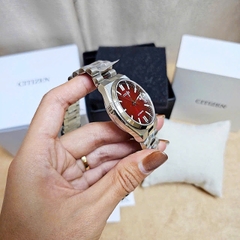 Đồng Hồ Nam Citizen Automatic Tsuyosa Mechanical Red NJ0150-56W ( NJ0150 )
