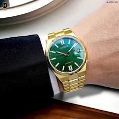 Đồng Hồ Nam Citizen Automatic Tsuyosa Mechanical Gold Green NJ0152-51X