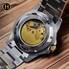 Đồng Hồ Nam Citizen Automatic NJ0174-82L Dây Sắt Demi Vàng Mặt Xanh Dương Sapphire