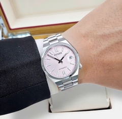 Đồng Hồ Unisex Citizen Automatic Tsuyosa 37mm Pink NJ0200-50Z