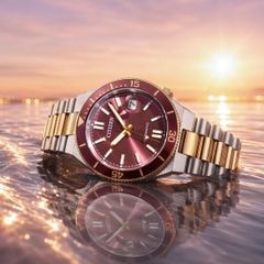 Đồng Hồ Nam Citizen Automatic Tsuyosa Shore Mechanical red NJ0234-58X