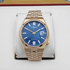Đồng Hồ Nam Citizen Automatic Tsuyosa 60 Rose Deep Blue NK0023-57L