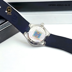 Đồng Hồ Nữ Olym Pianus Quartz OP990-45DLS-GL-D Dây Cao Su Mặt Đen Sapphire