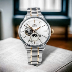 Đồng Hồ Nam Orient Automatic Open Heart Sun And Moon Gen 6 RA-AS0101S10B ( RA-AS0101S30B ) ( RA-AS0101S )
