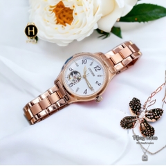 Đồng Hồ Nữ Citizen Automatic PC1002-85A Rose Open Heart Diamond