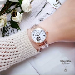 Đồng Hồ Nữ Citizen Automatic PC1002-85A Rose Open Heart Diamond