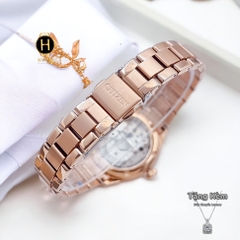 Đồng Hồ Nữ Citizen Automatic PC1002-85A Rose Open Heart Diamond