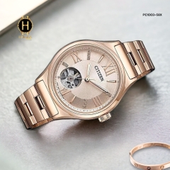Đồng Hồ Nữ Citizen Automatic PC1003-58X Rose  Open Heart