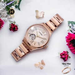Đồng Hồ Nữ Citizen Automatic PC1003-58X Rose  Open Heart