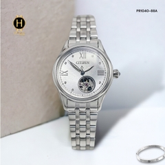 Đồng Hồ Nữ Citizen Automatic 28.5mm Open Heart PR1040-88A