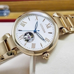 Đồng Hồ Nữ Citizen Automatic Open Heart Mechanical PR1052-62A