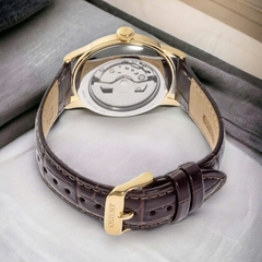 Đồng Hồ Nam Orient Automatic Contemporary Classic Bambino RA-AC0M01S30B ( RA-AC0M01S10B ) ( RA-AC0M01S ) Dây Da Nâu Thép Vàng Mặt Trắng