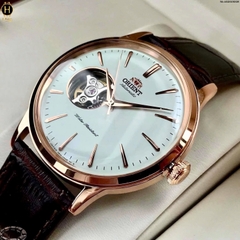 Đồng Hồ Nam Orient Automatic RA-AG0001S RA-AG0001S10B RA-AG0001S00C RN-AG0004S Dây Da Vỏ Vàng Mặt Trắng Thanh Lịch