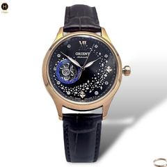Đồng Hồ Nữ Orient Automatic RA-AG0017Y10B ( RA-AG0017Y ) ( RA-AG0017Y30B ) Dây Da Vỏ Vàng Hồng Mặt Nâu Đen